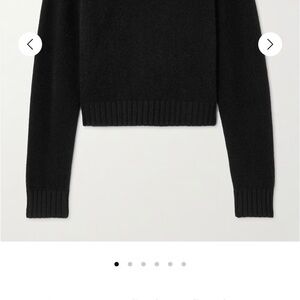 The Elder Statesman marine blue cashmereCrew Neck Sweater